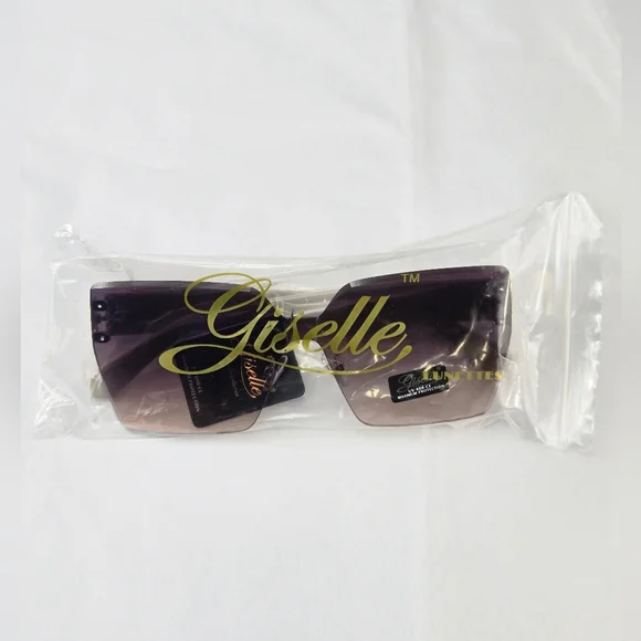 Giselle Rimless Gradient Lens Contemporary Collection Women's Sunglasses - Picture 9 of 10